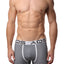 AQS Black/Grey/White Stripe Boxer Brief 3-Pack