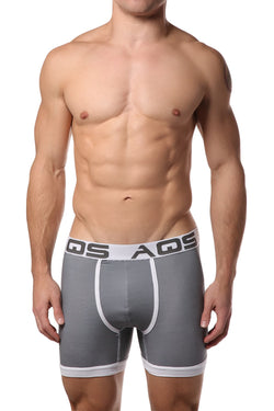 AQS Black/Grey/White Stripe Boxer Brief 3-Pack thumbnail 3