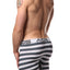 AQS Black/Grey/White Stripe Boxer Brief 3-Pack
