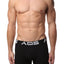 AQS Black/Red Anchor Printed Boxer Brief 3-Pack