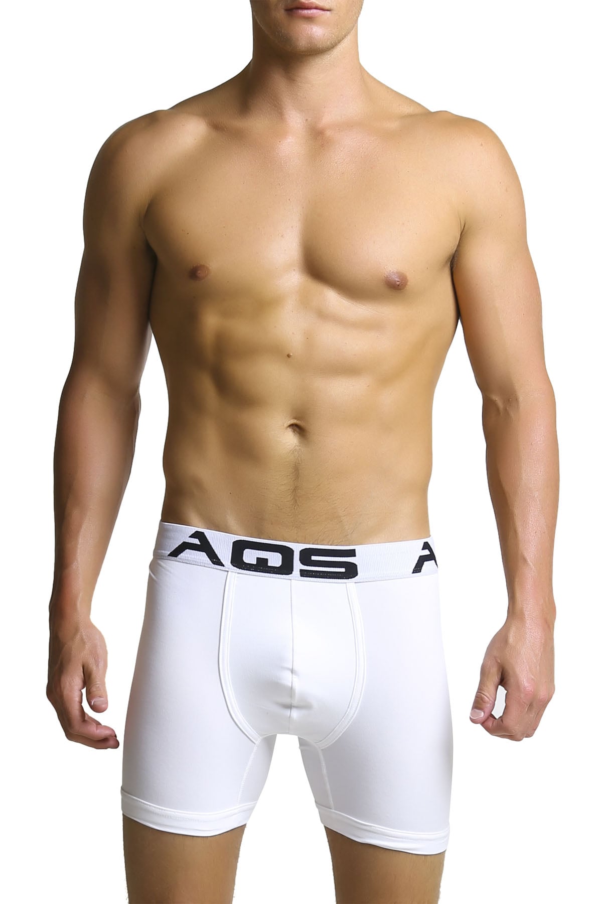 AQS Red/Black/White Boxer Brief 3-Pack