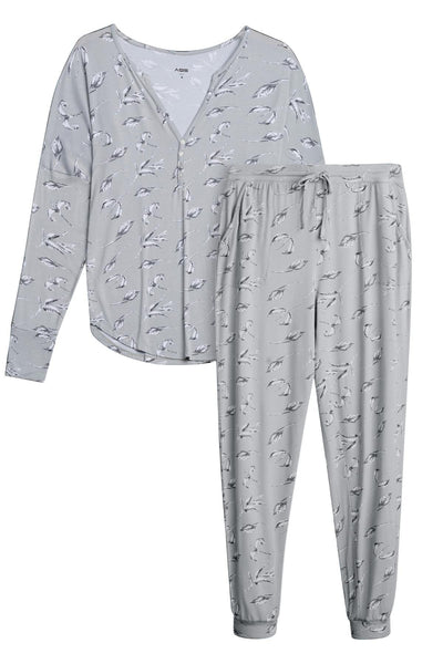 AQS Smoke Leaves Pajama Set