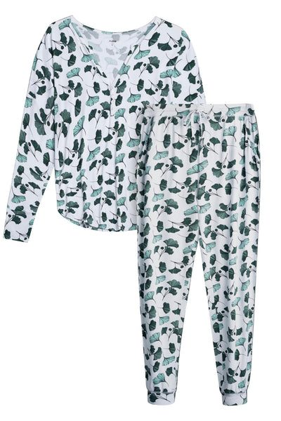 AQS White Clover Pajama Set
