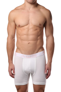 AQS White/Pink/Light Blue Striped Boxer Brief 3-Pack thumbnail 4