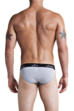 Activeman Grey Cotton Brief thumbnail 2