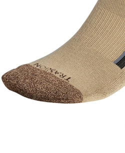 Adidas 2-pk. Climalitemid-crew Socks Khaki - Chocolate Marl/ Chocolate/ Black/ Onix thumbnail 4