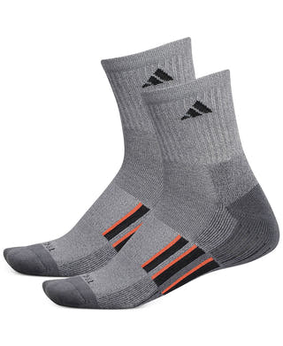 Adidas 2-pk. Climalitemid-crew Socks Onix - Light Onix Marl/ Onix/ Black/ Light Onix/ Active