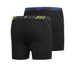 Adidas 2-pk. Sport Performance Mesh Boxer Briefs Black thumbnail 2