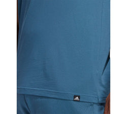 Adidas 3 Stripes Logo Graphic Basketball T-shirt Orbit Indigo thumbnail 3
