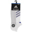 Adidas 3-pk. No-show Socks White/ Light Onix/ Hi - Res Blue
