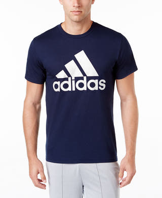 Adidas Badge Of Sport Classic Logo T-shirt Navy/White