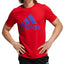 Adidas Badge Of Sport Logo T-shirt Scarlet/Semi Night Flash