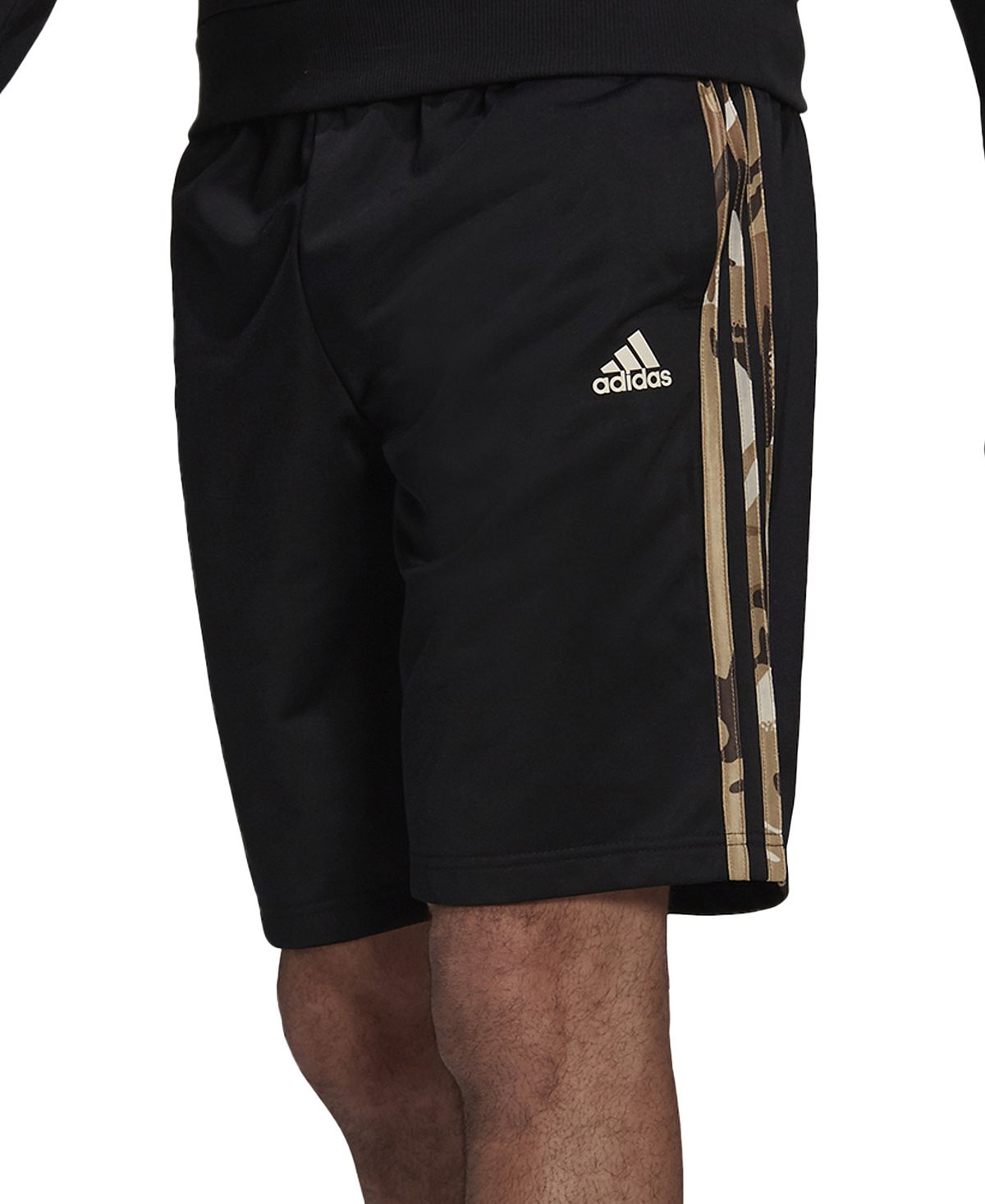 Adidas Badge Of Sports Camo Tape 10" Shorts Black/ Camel Camo