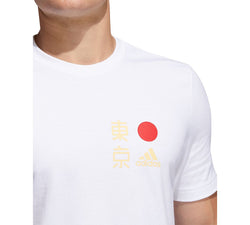 Adidas Badge Of Sports Tokyo Lc Kanji Logo Graphic T-shirt White/Red thumbnail 3