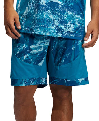 Adidas Ball For The Oceans Creator Loose-fit Basketball Shorts Hazel Sky