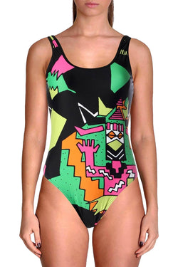 Adidas Black/Pink Collective Memories Printed Bodysuit thumbnail 3