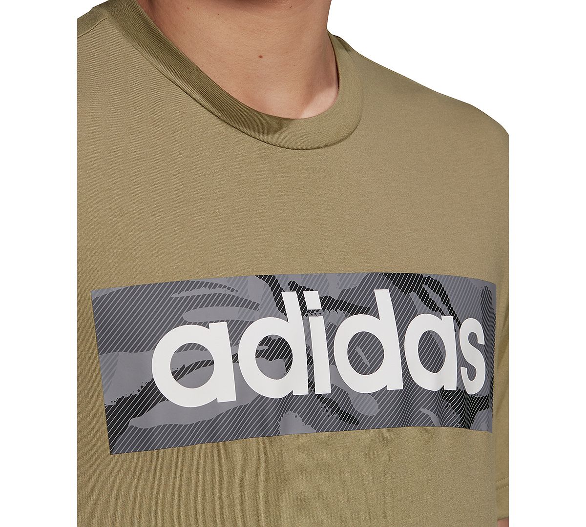 Adidas Camo Logo T-shirt Orbit Green/ Black