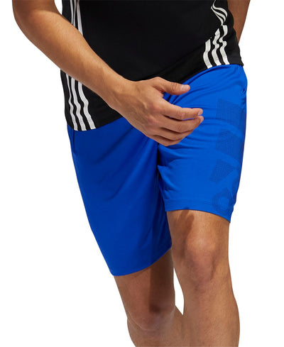 Adidas Climalite9" Logo Shorts Bold Blue/ Black