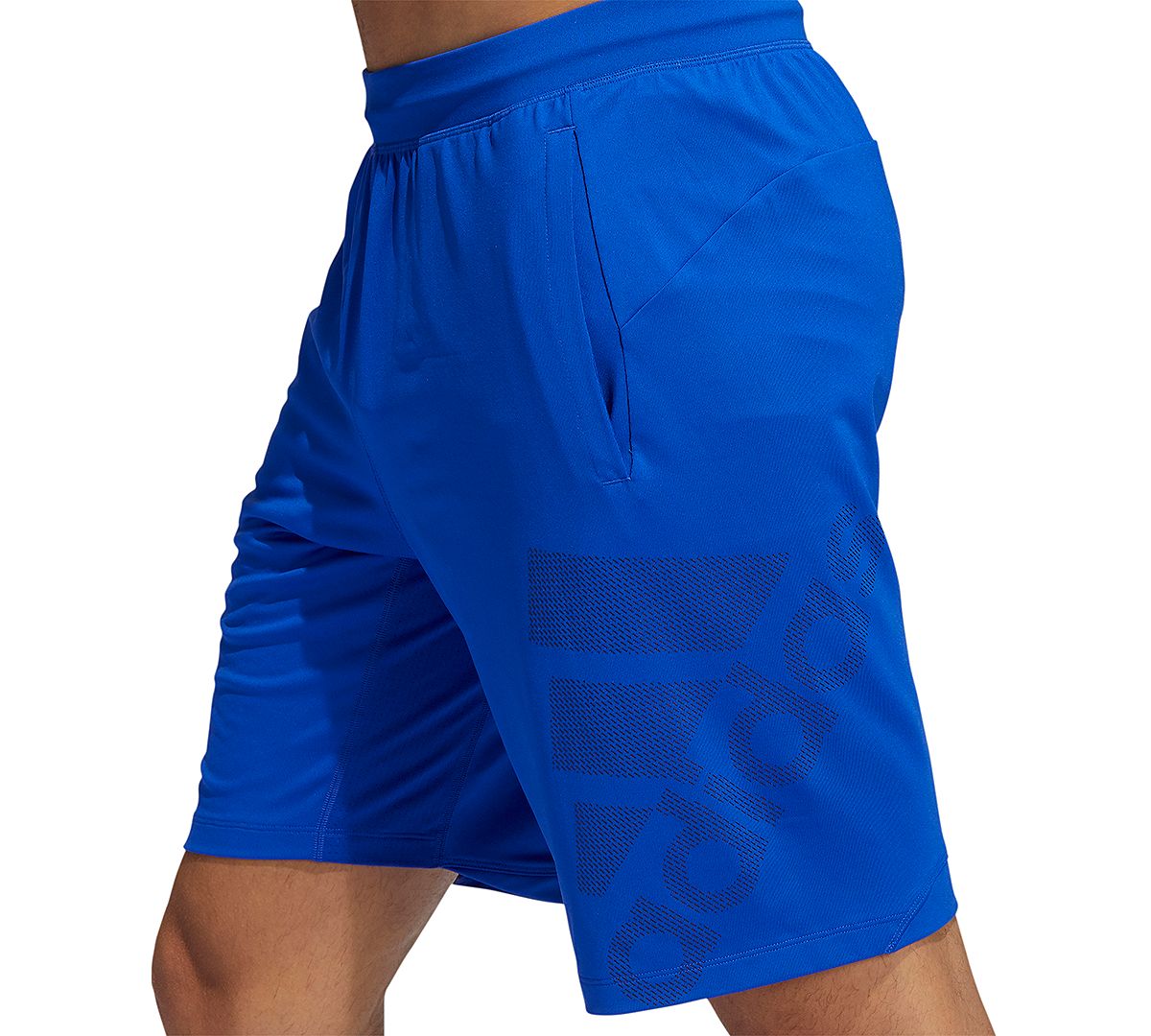 Adidas Climalite9" Logo Shorts Bold Blue/ Black