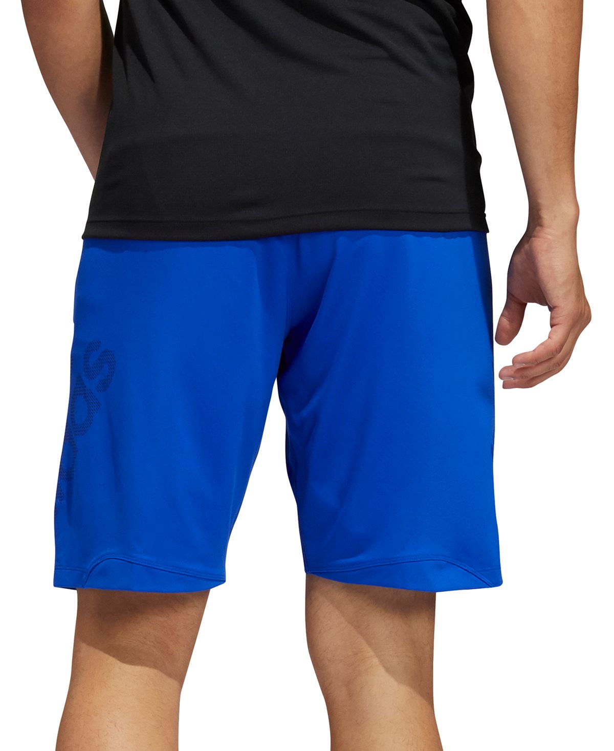 Adidas Climalite9" Logo Shorts Bold Blue/ Black