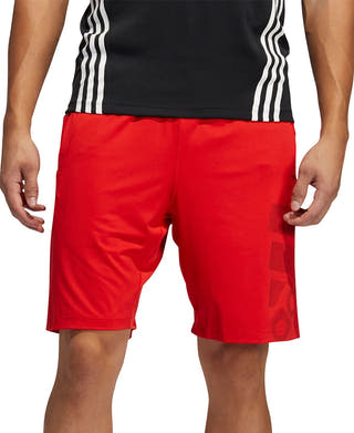 Adidas Climalite9" Logo Shorts Vivid Red