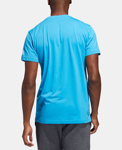 Adidas Climalitegraphic T-shirt Cyan thumbnail 4