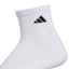 Adidas Cushioned Quarter Extended Socks 6-pack White