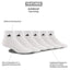 Adidas Cushioned Quarter Extended Socks 6-pack White