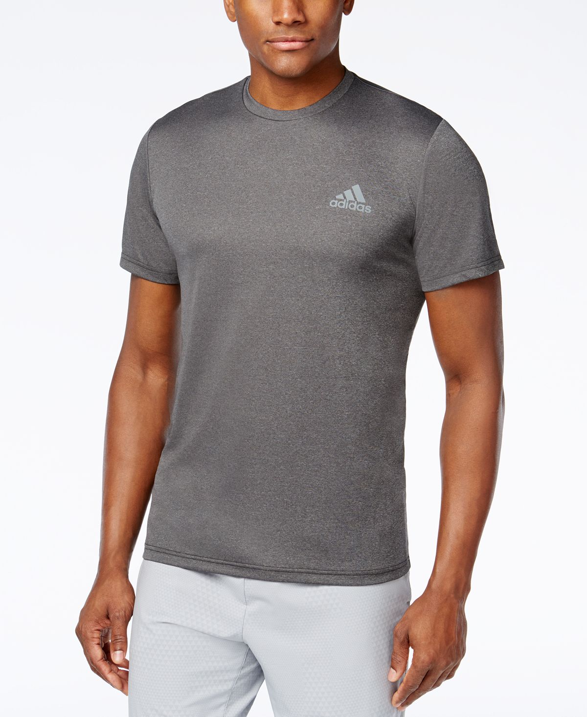 Adidas Essential Tech T-shirt Charcoal Grey
