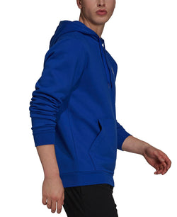 Adidas Feel Cozy Essentials Fleece Pullover Hoodie Bold Blue thumbnail 4