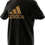 Adidas Leopard Print Badge Of Sport T-shirt Black