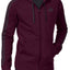 Adidas Maroon/Dark Solid Grey Essentials Fleece Full Zip Hoodie