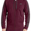 Adidas Maroon/Dark Solid Grey Essentials Fleece Full Zip Hoodie