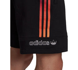 Adidas Ombr Stripe Foundation Sweat Shorts Black/Multi thumbnail 4