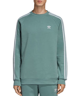 Adidas Originals 3-stripes Sweatshirt Light/pastel Blue