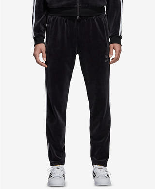 Adidas Originals Adicolor Velour Track Pants Black/wht
