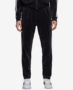 Adidas Originals Adicolor Velour Track Pants Black/wht thumbnail 1