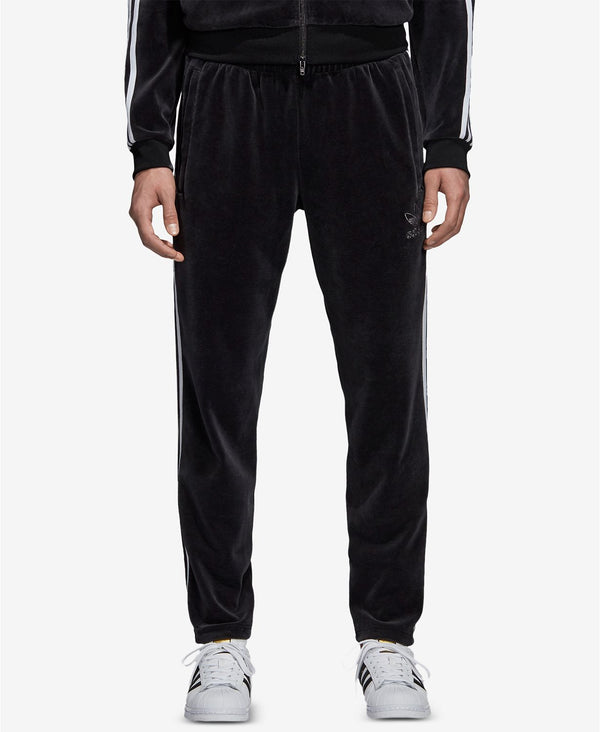 Adidas Originals Adicolor Velour Track Pants Black/wht