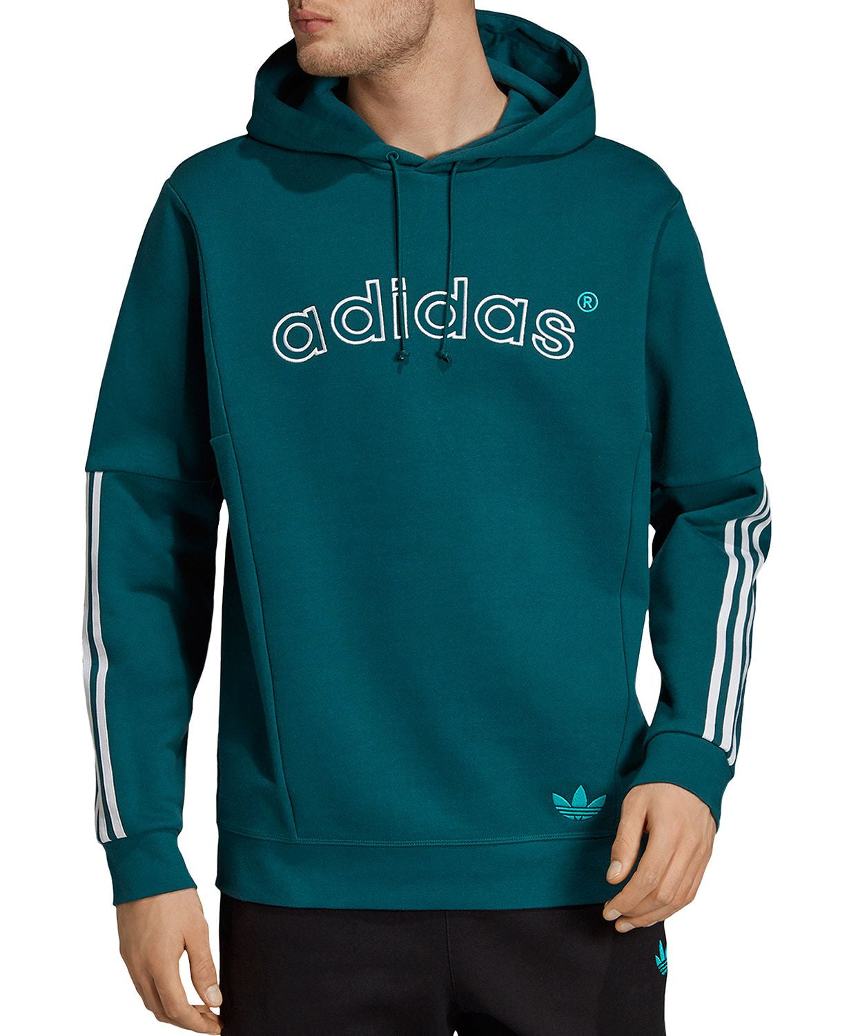 Adidas Originals Archive Hooded French Terry Sweatshirt Rich Green