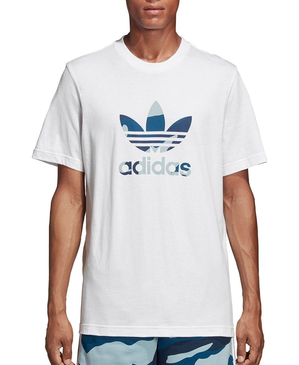 Adidas Originals Camouflage Trefoil T-shirt Bluecamo