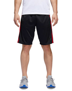 Adidas Originals D2m Three Stripe Shorts Black/Red thumbnail 1