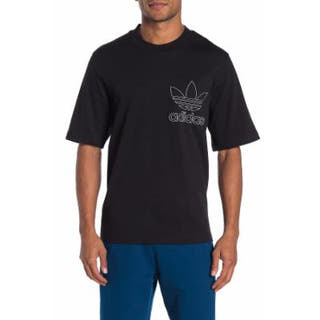Adidas Originals Mens Cotton Logo T-Shirt black
