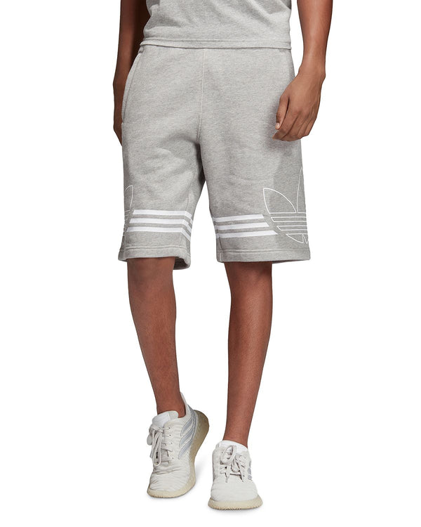 Adidas Originals Outline Logo Shorts Gray