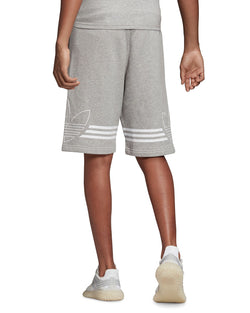 Adidas Originals Outline Logo Shorts Gray thumbnail 2