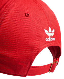 Adidas Originals Relaxed Strapback Hat Scarlet thumbnail 4
