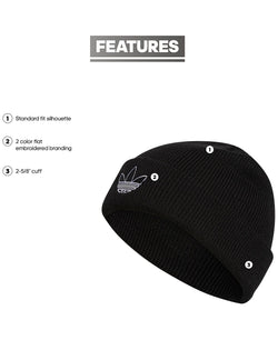 Adidas Originals Sunday Cuff Beanie Black thumbnail 2
