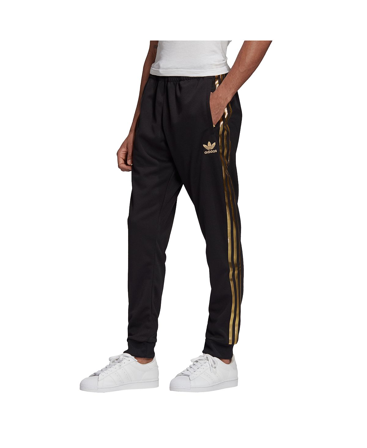 Adidas Originals Superstar Track Pants Black/Gold