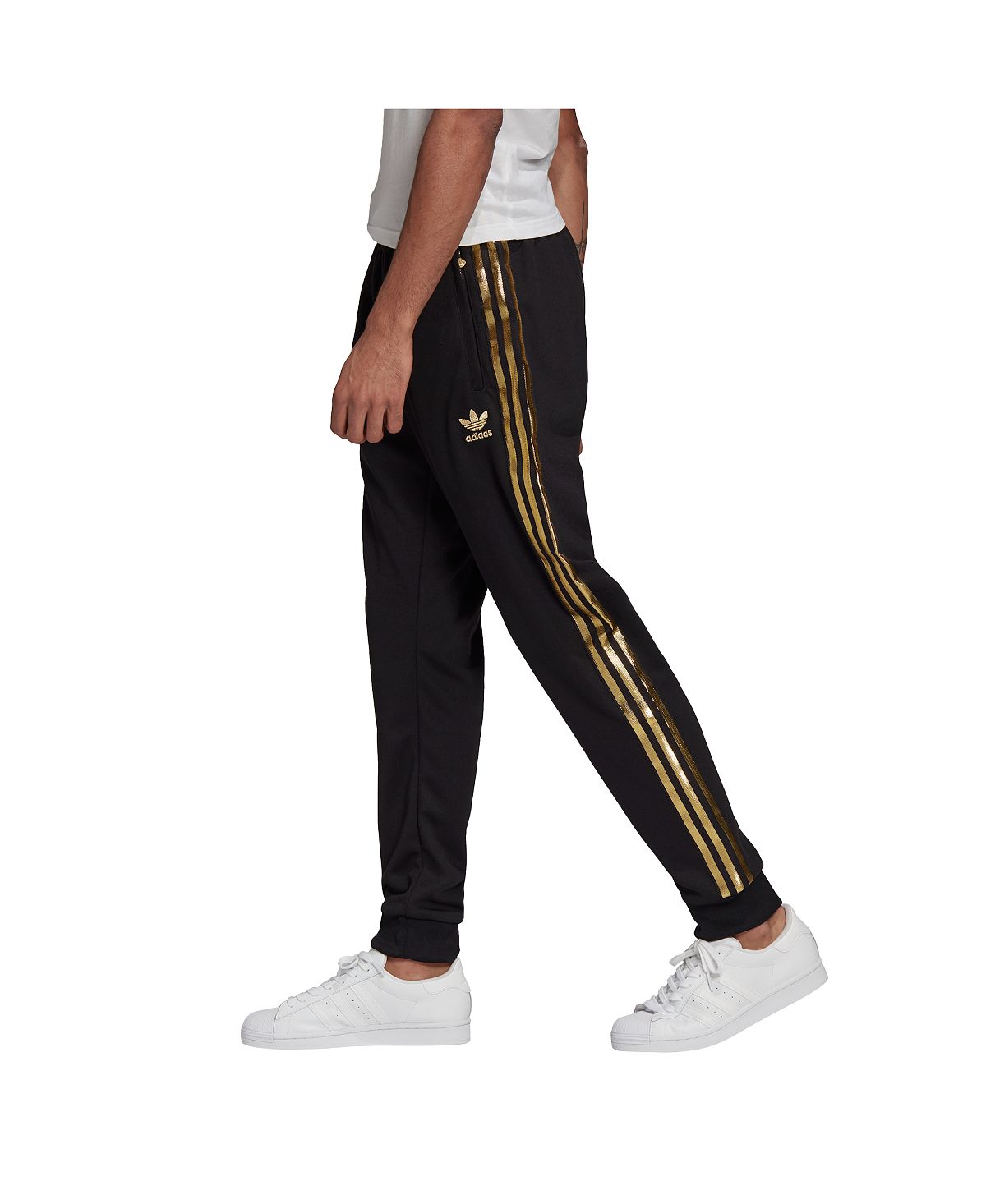 Adidas Originals Superstar Track Pants Black/Gold