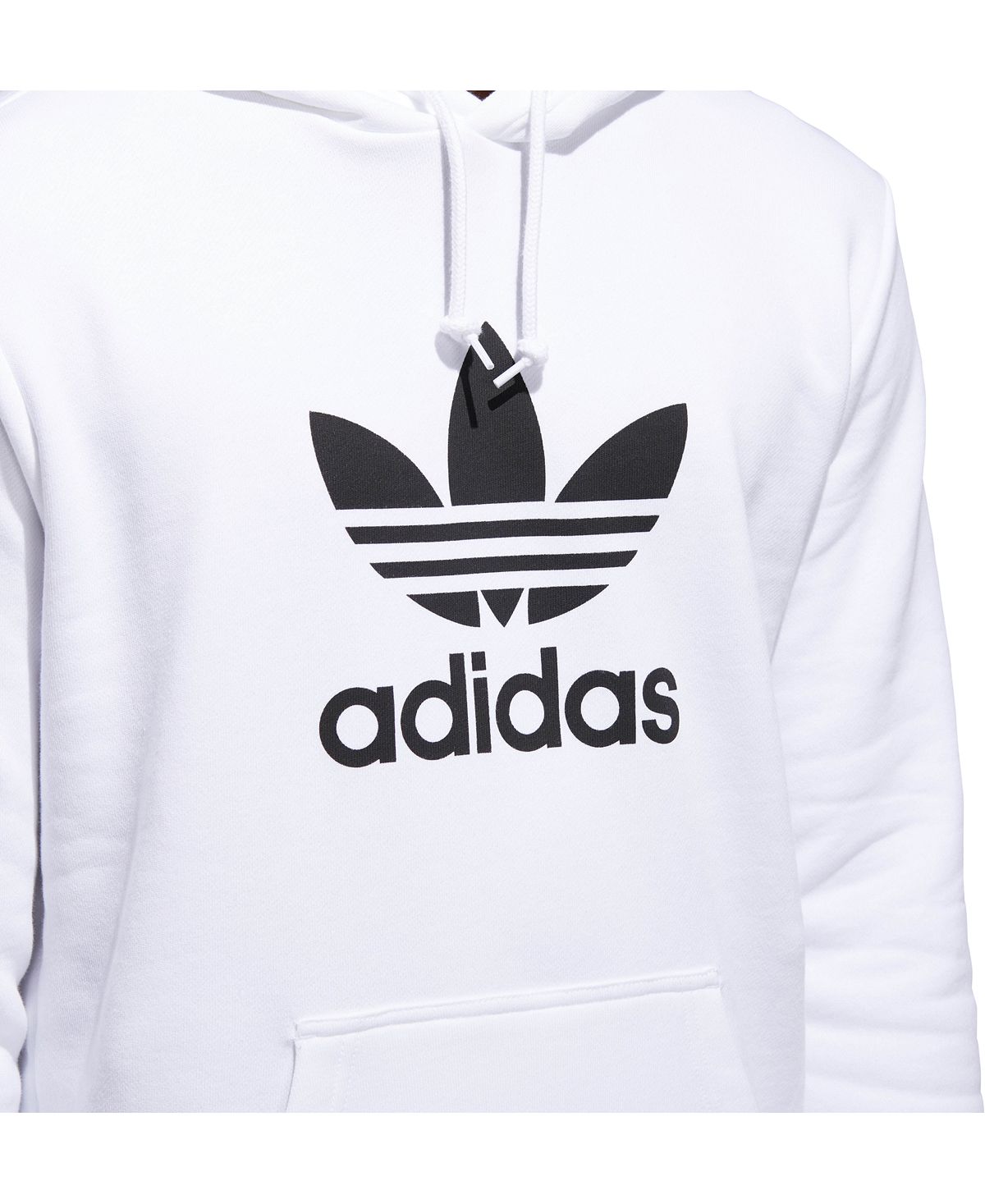 Adidas Originals Trefoil French Terry Hoodie White