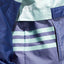 Adidas Raw Indigo ID ColorBlocked Half Zip Windbreaker